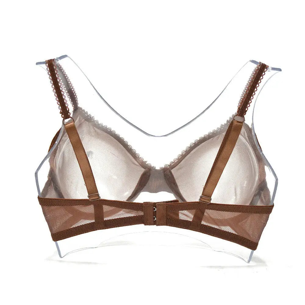 Soutien-gorge en maille transparent ultra mince  pour femmes