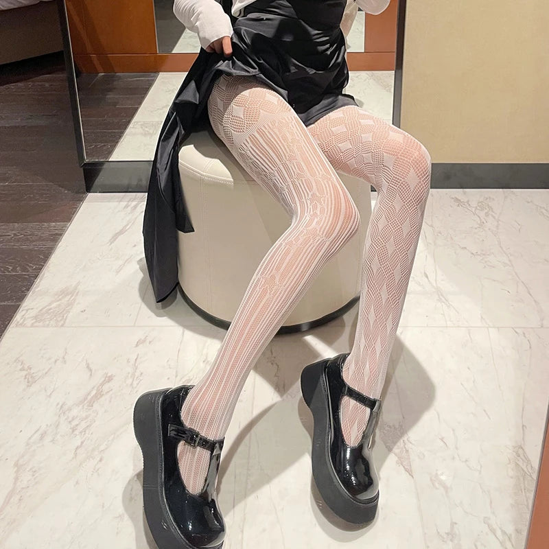 Collants en résille pour femmes