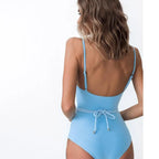Maillots de bain une pièce coupe haute pour femmes