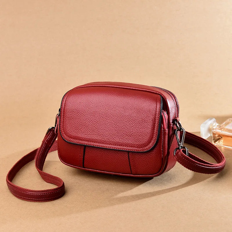 Sac à main en cuir véritable pour femmes