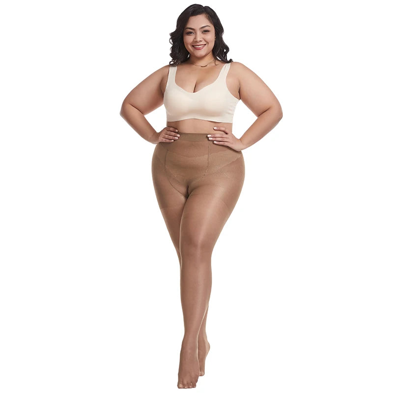 Lot de 2 collants taille haute pour femmes