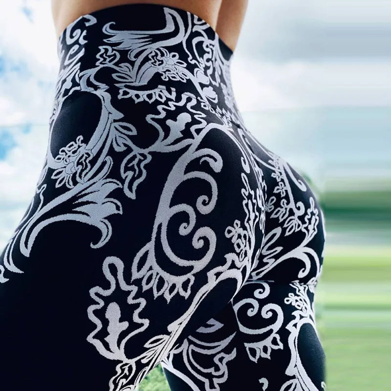 Leggings de yoga taille haute sans couture pour femmes