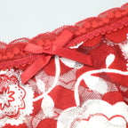 Ensemble soutien-gorge et culotte ultra-fins en dentelle pour femmes