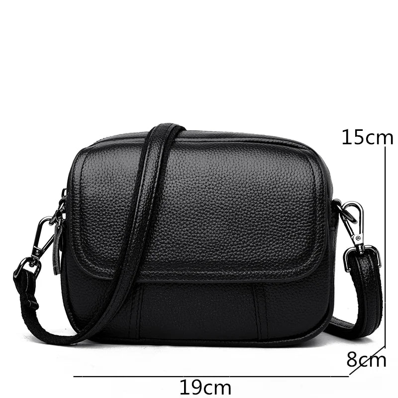 Sac à main en cuir véritable pour femmes