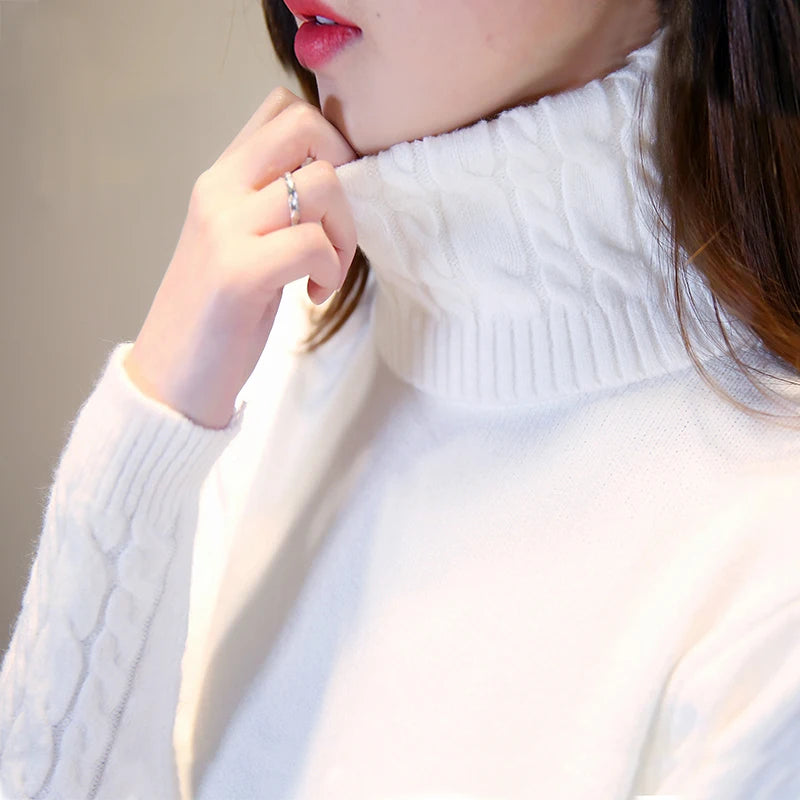 Pull en cachemire tricoté pour femmes