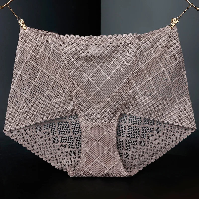 Culotte en dentelle transparente pour femmes