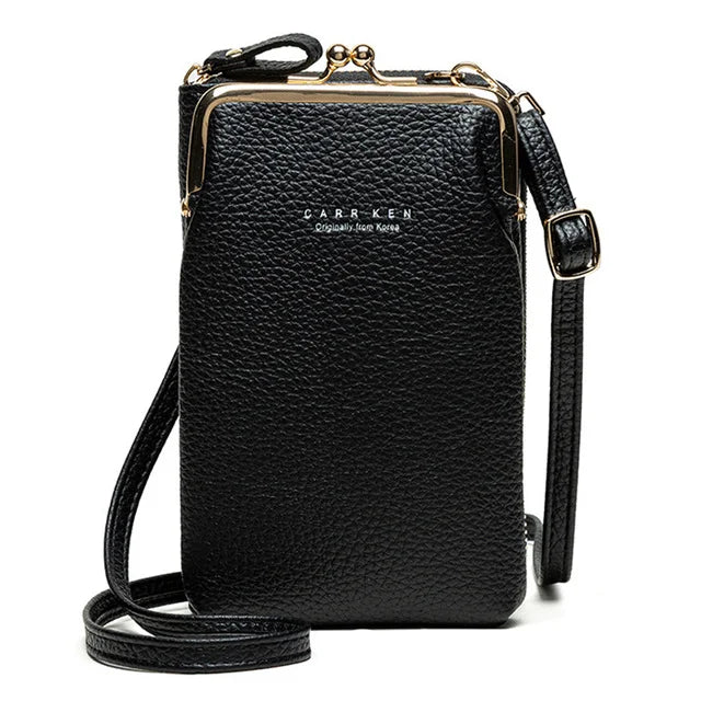 Sacs à bandoulière pour téléphone portable en cuir PU pour femmes