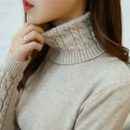 Pull en cachemire tricoté pour femmes