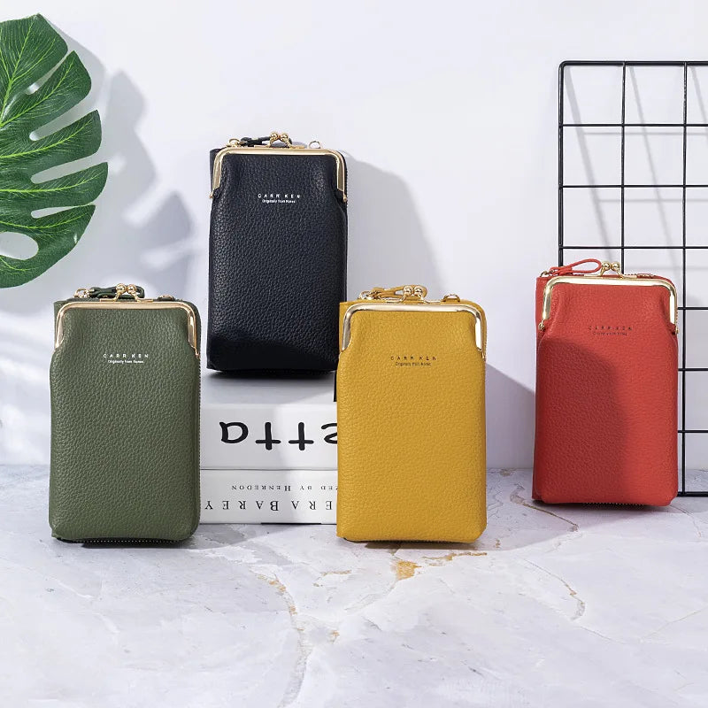 Sac à main en cuir PU pour pour téléphone portable pour femmes