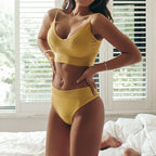 Ensemble de soutien-gorge et string taille basse pour femmes