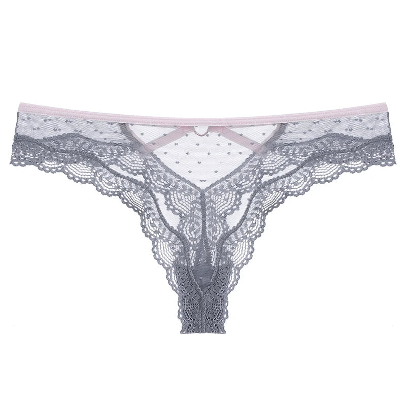 Culotte sexy en dentelle transparente pour femmes