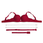 Soutien-gorge push-up rembourré à décolleté plongeant pour femmes