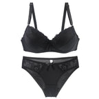 Ensemble de soutien-gorge Push Up et culotte pour femmes