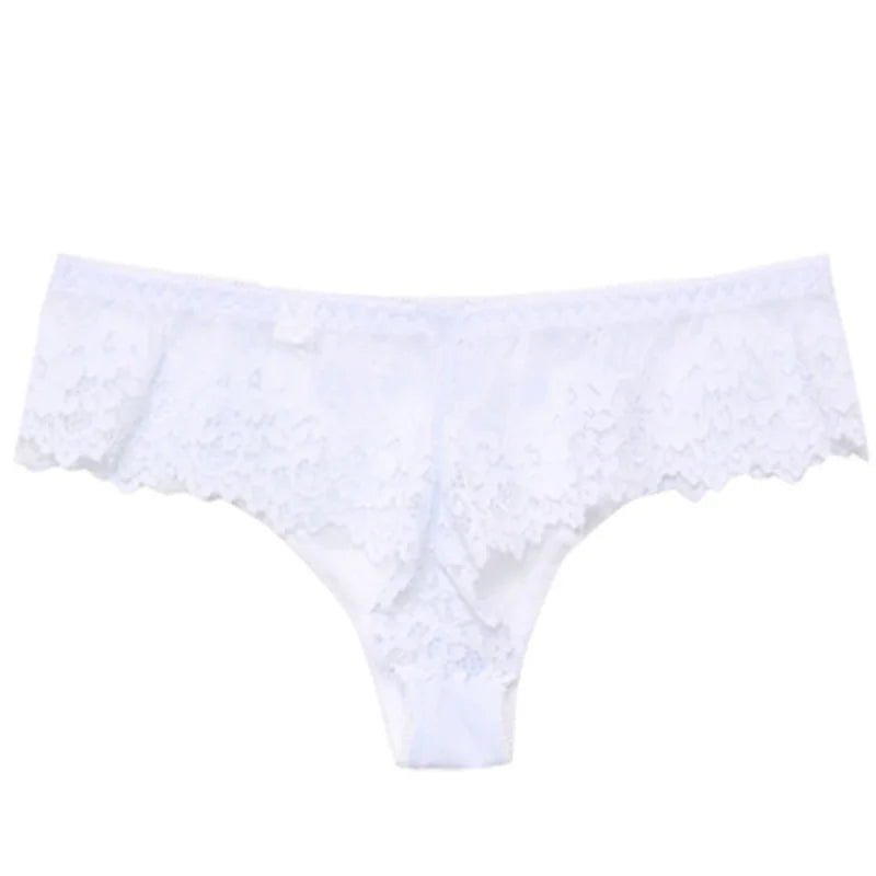 String Sexy en dentelle transparente pour femmes