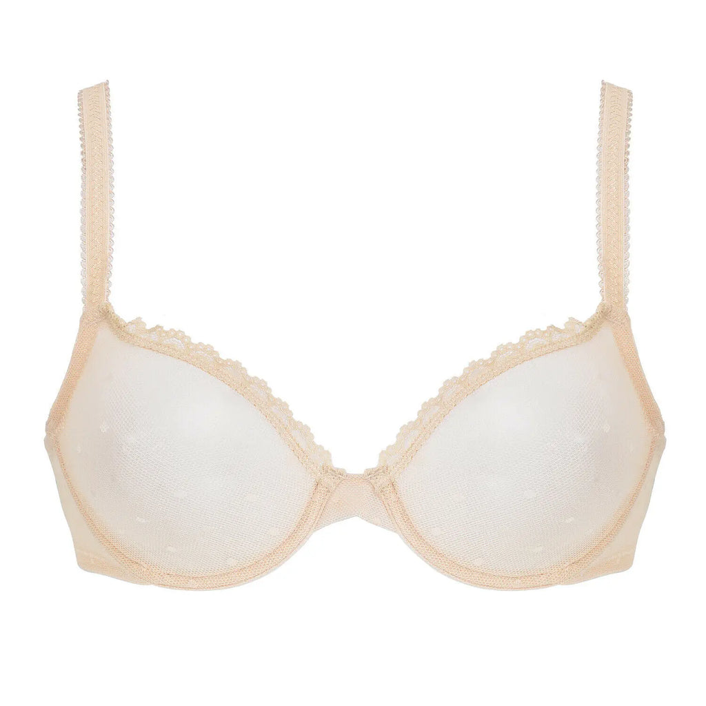 Soutien-gorge en dentelle en transparente Ultra mince à armatures pour femmes