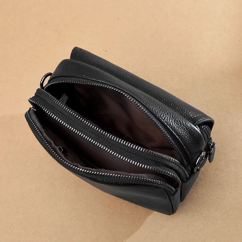 Sac à main en cuir véritable pour femmes