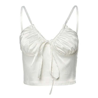 Débardeur Court Femme – Décolleté en V