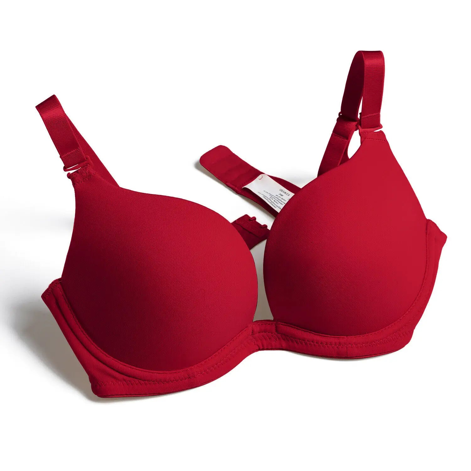 Soutien-gorge push-up rembourré à décolleté plongeant pour femmes