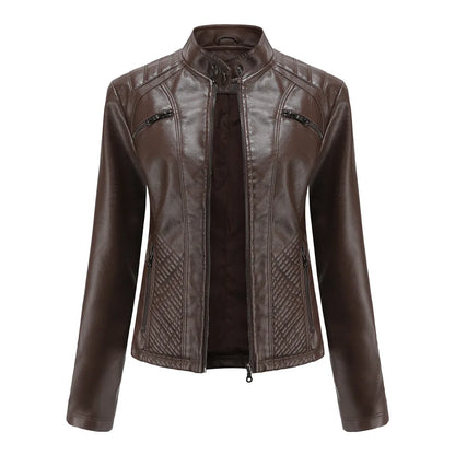 Veste Femme Effet Cuir – Style Moderne