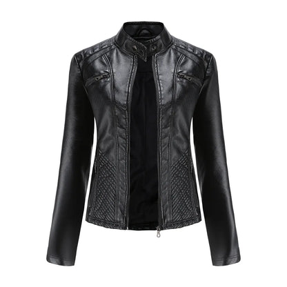 Veste Femme Effet Cuir – Style Moderne