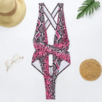 Maillot de bain une pièce dos nu pour femmes