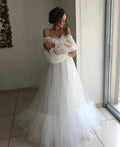 Robe de soirée longue en Tulle  pour femmes