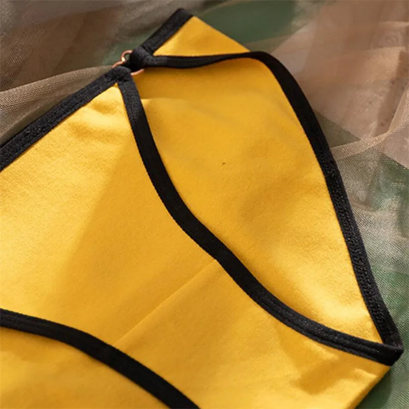 Culottes triangulaires taille basse sans couture pour femmes