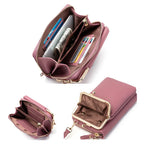 Sacs à bandoulière pour téléphone portable en cuir PU pour femmes