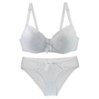 Ensemble de soutien-gorge Push Up et culotte pour femmes