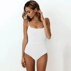 Maillots de bain une pièce coupe haute pour femmes