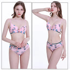 Ensemble soutien-gorge et culotte push-up sexy sans coutures pour femmes