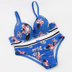 Ensemble soutien-gorge et culotte push-up sexy sans coutures pour femmes