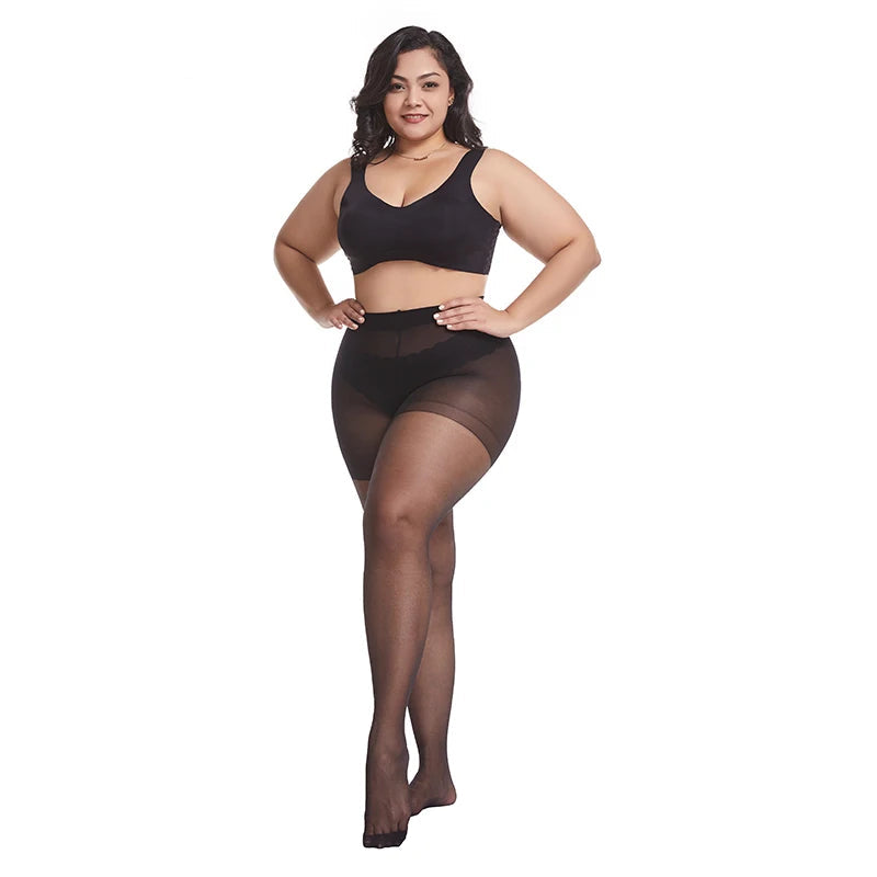 Collants en nylon 15D XXXL pour femmes