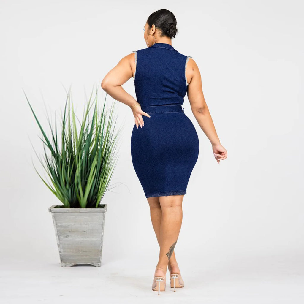 Robe en jean décontractés pour femmes