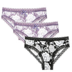 Lot de 3 culottes sexy pour femmes