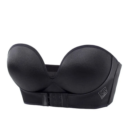 Soutien-Gorge Push-Up Femme – Sans Bretelles et Décolleté V