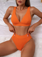 Maillot de bain deux pièces push-up brésilien pour femmes