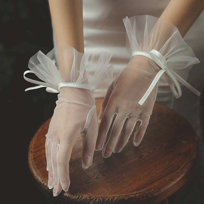 Gants en tulle respirant pour femmes