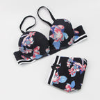 Ensemble soutien-gorge et culotte push-up sexy sans coutures pour femmes