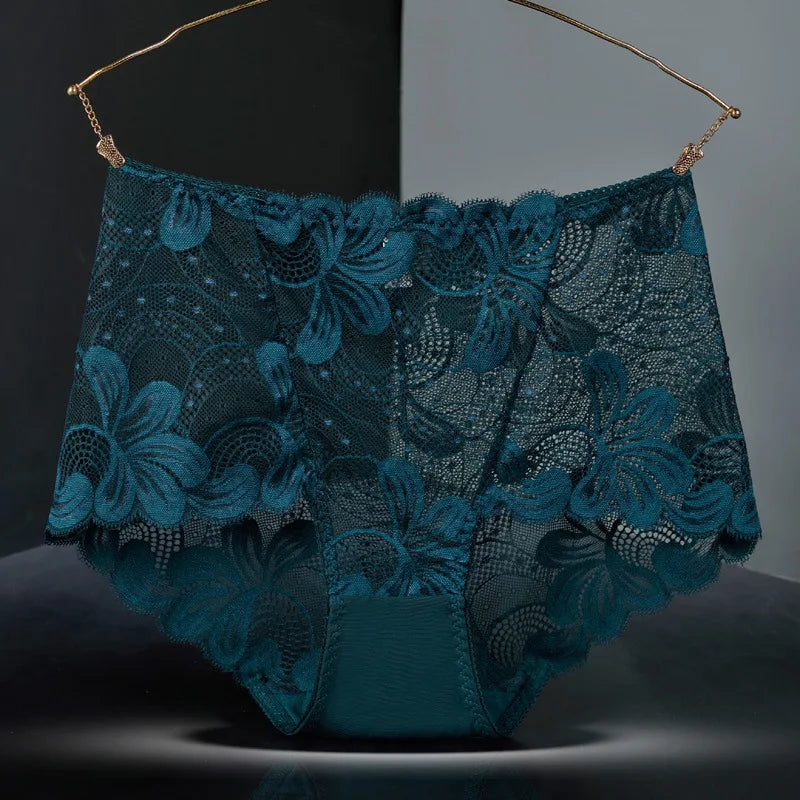 Culotte en dentelle creuse pour femmes