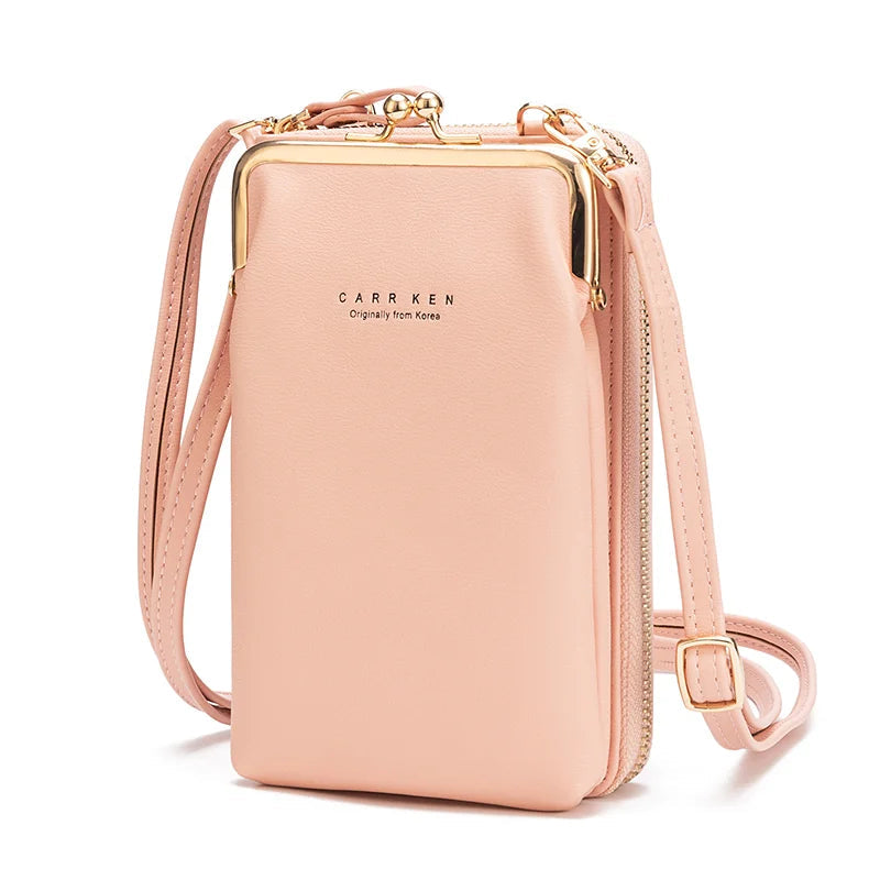 Sacs à bandoulière pour téléphone portable en cuir PU pour femmes
