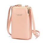 Sacs à bandoulière pour téléphone portable en cuir PU pour femmes