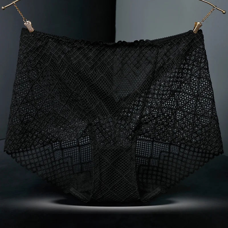 Culotte en dentelle transparente pour femmes