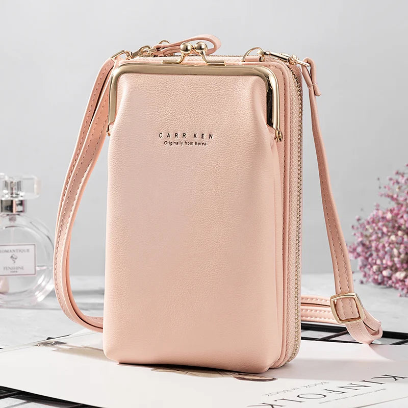 Sacs à bandoulière pour téléphone portable en cuir PU pour femmes