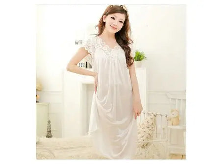 Chemise de Nuit Grande Taille Femme – Tissu Soyeux