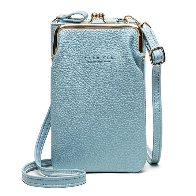 Sacs à bandoulière pour téléphone portable en cuir PU pour femmes