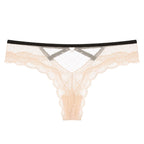 Culotte sexy en dentelle transparente pour femmes