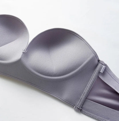 Soutien-Gorge Push-Up Femme – Sans Bretelles et Décolleté V