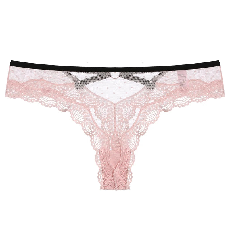 Culotte sexy en dentelle transparente pour femmes