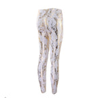 Leggings effet push-up à paillettes imprimé serpent pour femmes